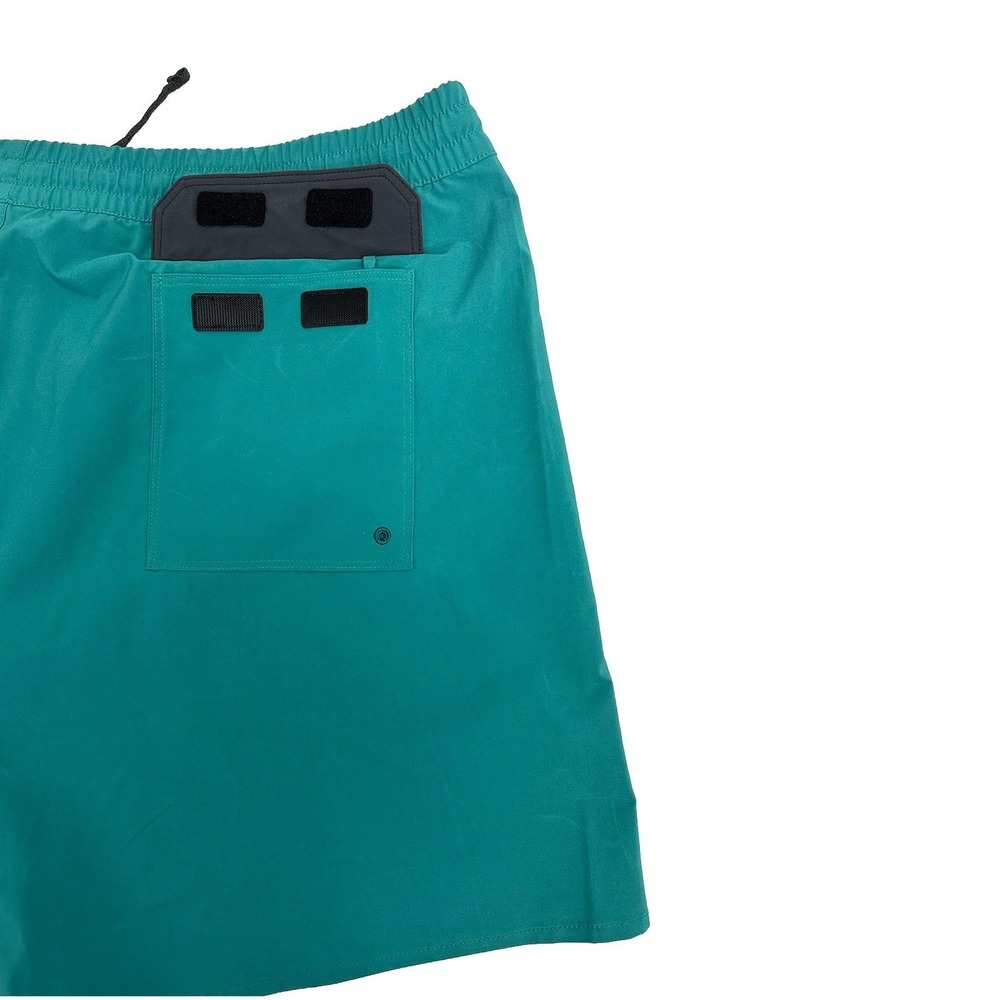 Patagonia Men's Hydropeak Volley Shorts Surf Activist Boreal Green Size XXL New - Picture 7 of 14